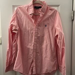 Pink Ralph Lauren button up